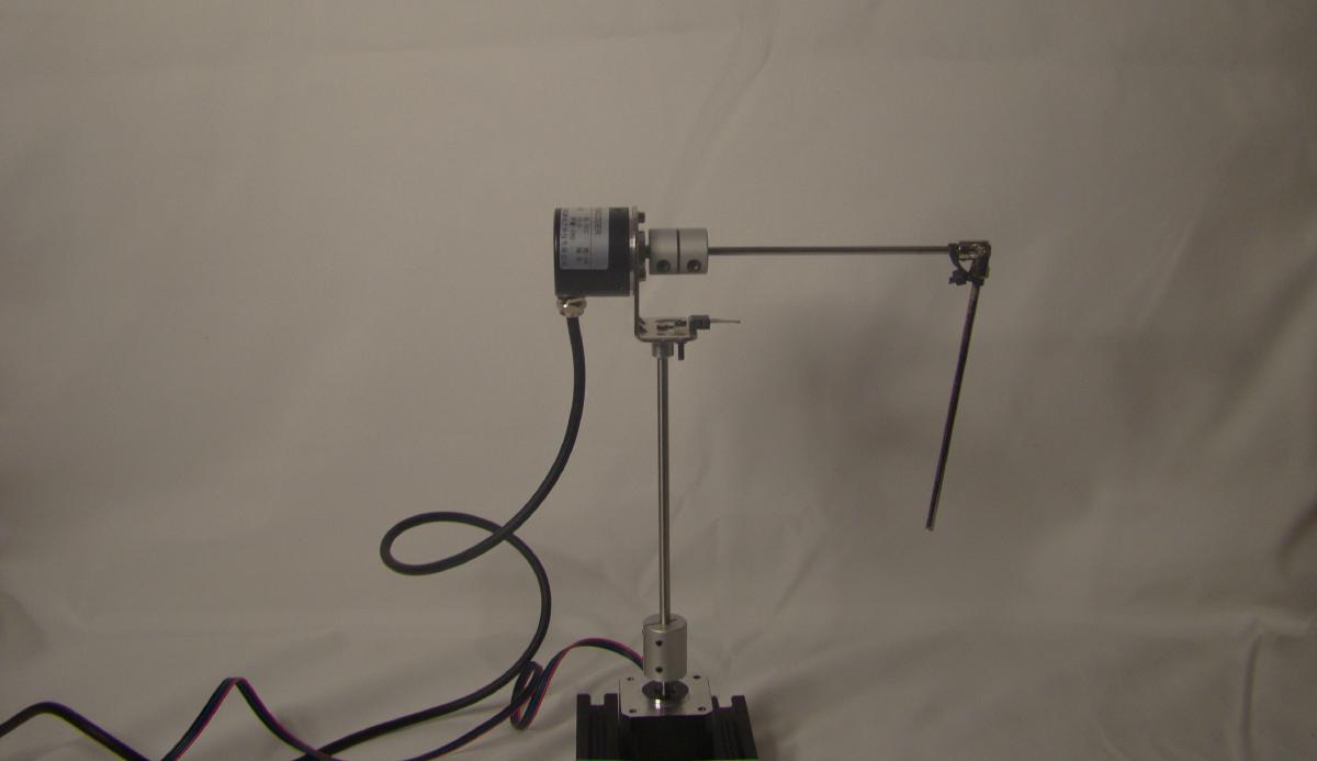 A custom rotary inverted pendulum